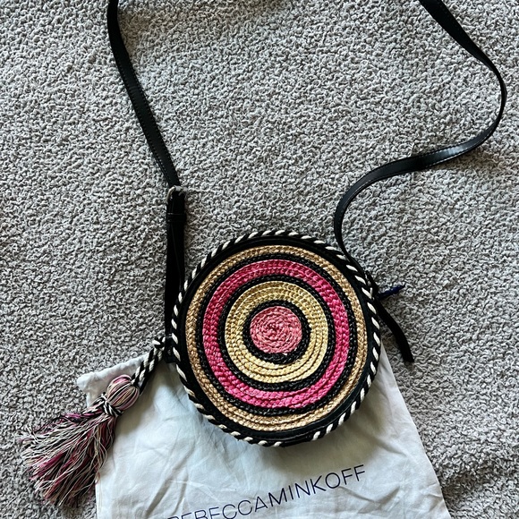 Rebecca Minkoff Bags Rebecca Minkoff Straw Circle Crossbody Bag